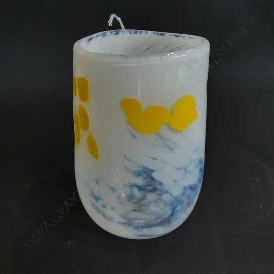 GARY NASH SIGNED VASE (NASH '10) H. 110MM