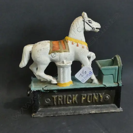 REPRODUCTION 'TRICK PONY' COIN BANK L. 200MM