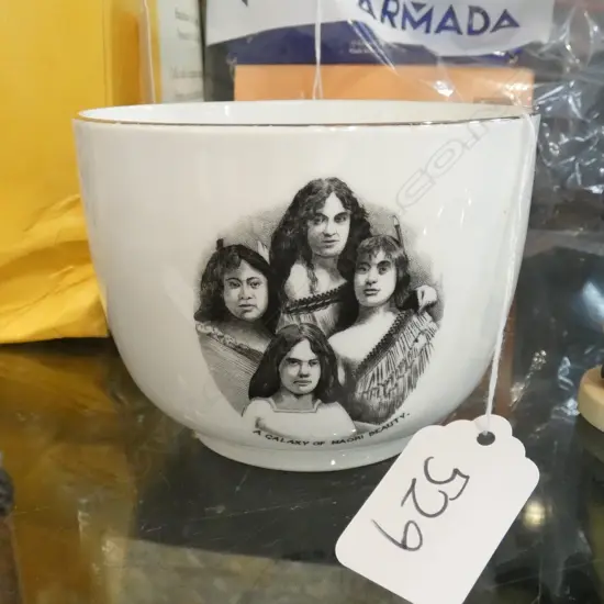 GRAFTON MADE--MAORI WOMEN BOWL--1900--1913