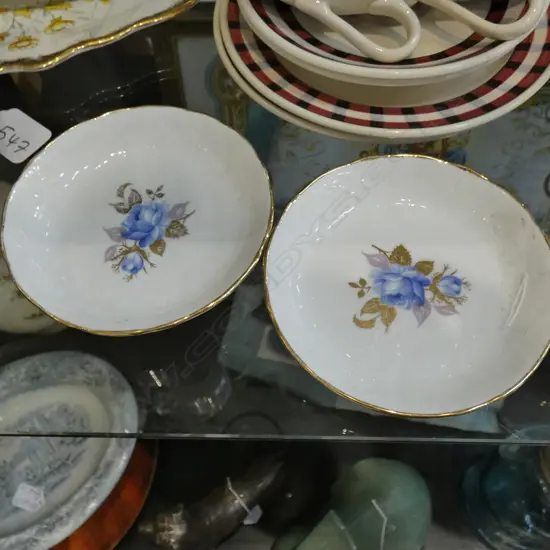 A PR OF AYNSLEY SMALL DISHES