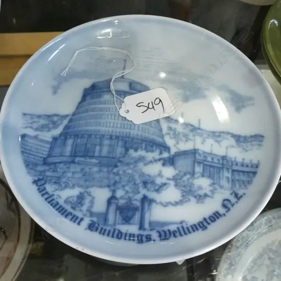 B&G B/W COMMEMORATIVE PARLIAMENT PLATE