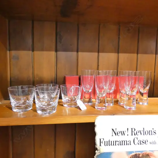 PETER LUTKEN HOLMEGAARD GLASSES 3 SETS SHOT/SHERRY/WHISKEY