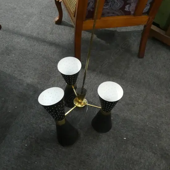 RETRO HANGING METAL LIGHT FITTING