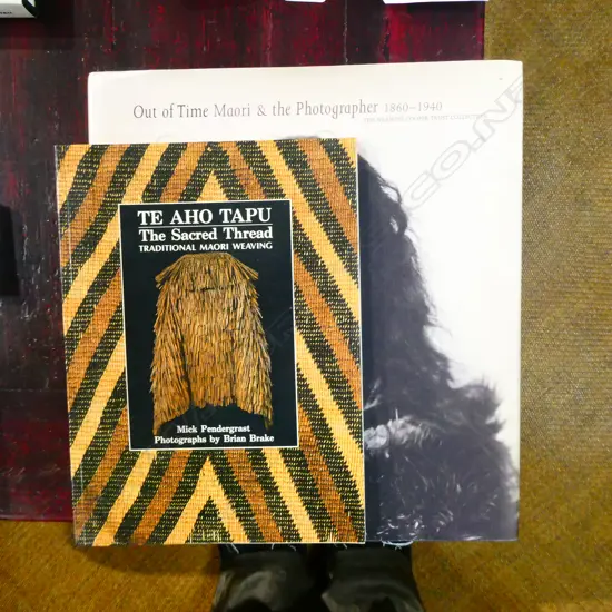 2 BOOKS OUT OF TIME  MAORI & THE PHOTOGRAPHER + TE AHO TAPU