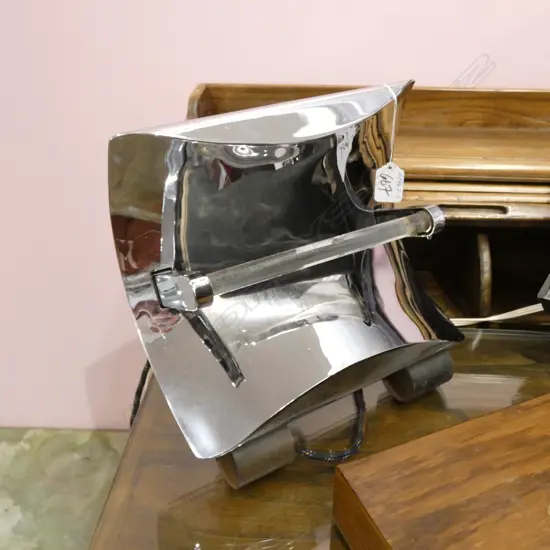 ART DECO CHROME HMV HEATER 1 BAR