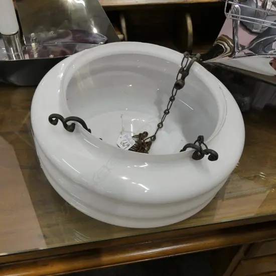 ART DECO LIGHT FITTING 300MM DIA