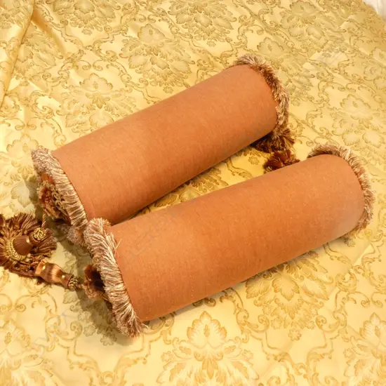 PAIR OF BOLSTER CUSHIONS