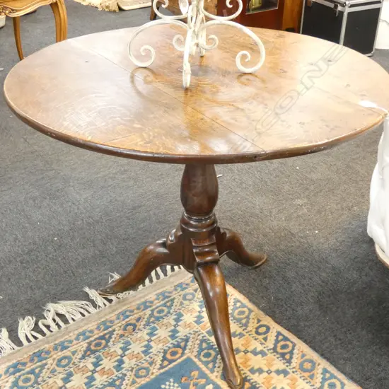 GEORGIAN OAK WINE TABLE