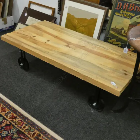CONTEMPORARY PINE COFFEE TABLE L 120 MM