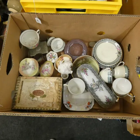 LOT ASST CHINA BOXES ETC