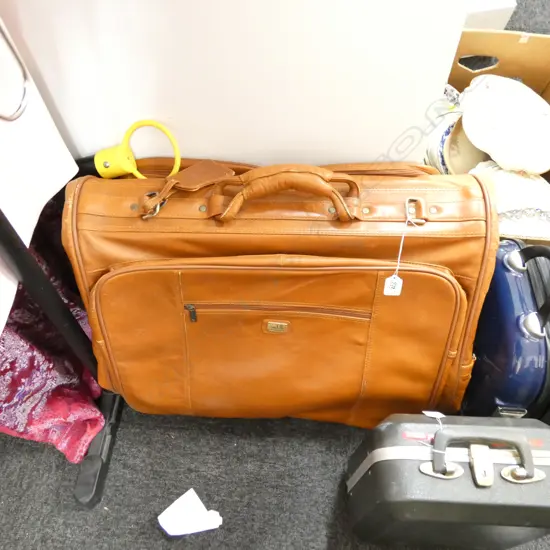 CONDOTTI ITALIAN LEATHER TRAVEL SUIT BAG W. 650MM