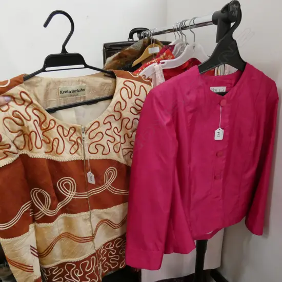 KEVIN BERKAHN JACKET + PINK MICHAEL MATTAR SILK JACKET