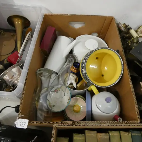 BOX LOT ASST CHINA; THOMAS, R/DOULTON ETC