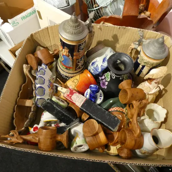 BOX LOT ASST. CERAMICS 