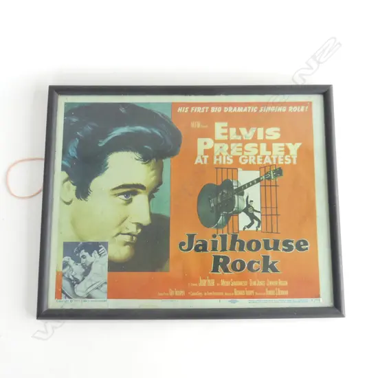 (20) ORIGINAL 1957 ELVIS PRESLEY IN JAILHOUSE ROCK LOBBY CARD