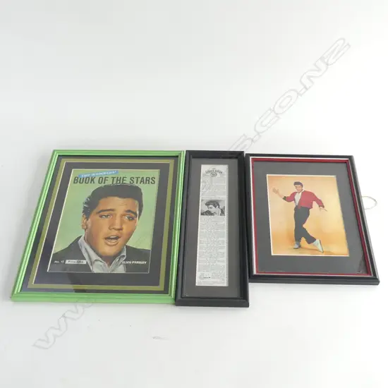 (20) 3 ELVIS PRESLEY RELATED ITEMS, 1 'THE LIONS ROAR' ARTICLE