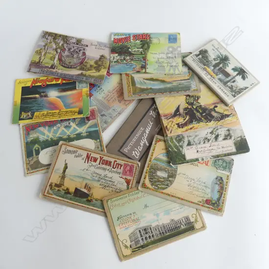 (40)  COLLECTION OF 13 1940-50S INTERNATIONAL POSTCARD SETS