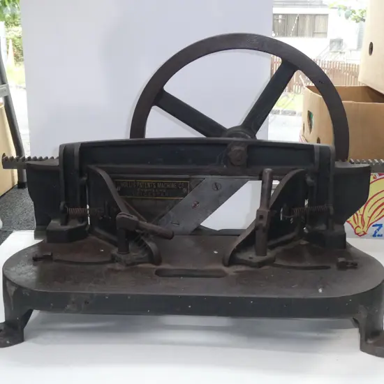 OLD CAST IRON MITRE SAW L. 660mm