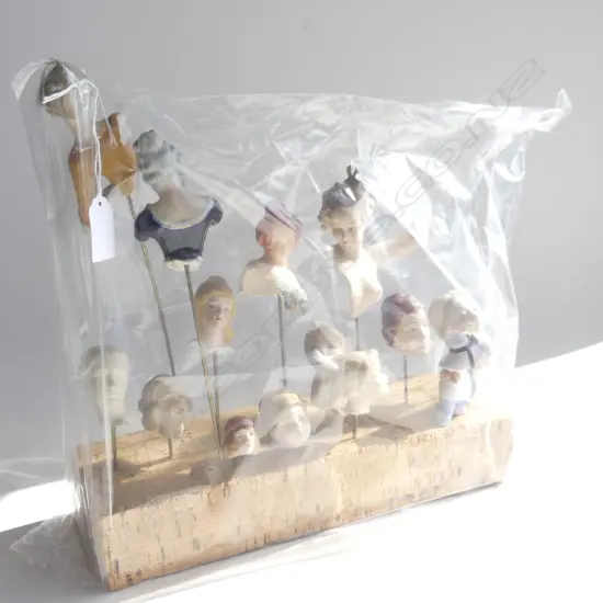 (78) DOLLS HEAD COLLECTION BY GLEN 300MM