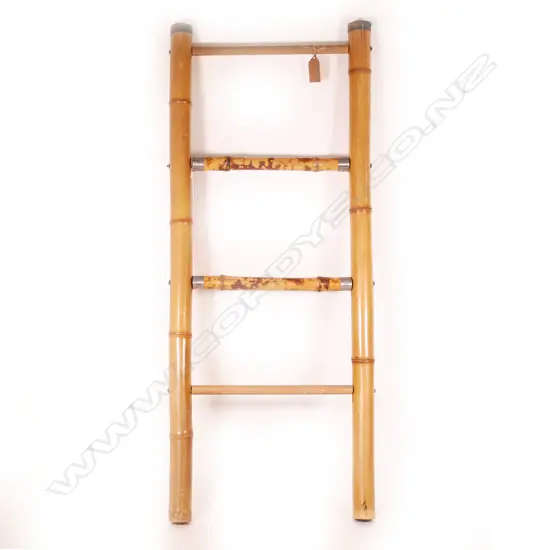 BAMBOO LADDER CONSTRUCTED BY MR SMILES HIMSELF H.1180mm