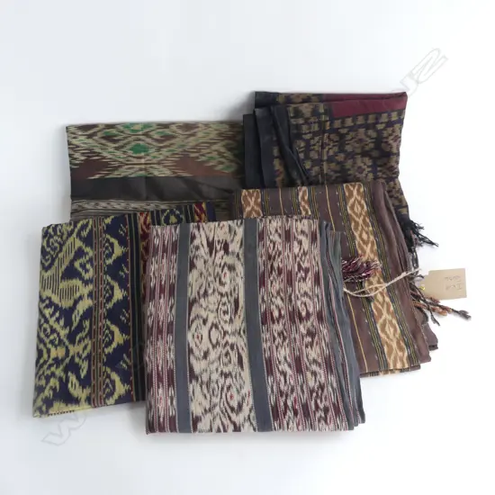 5 IKAT BALINESE TEXTILES 2M BY 1M