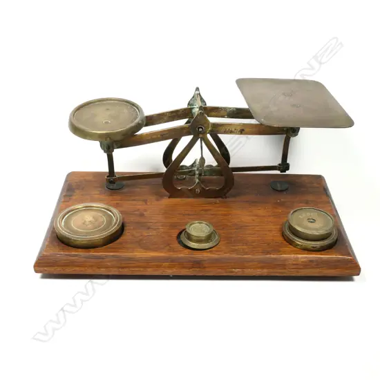 A Brass ‘Roberval Letter Scale,