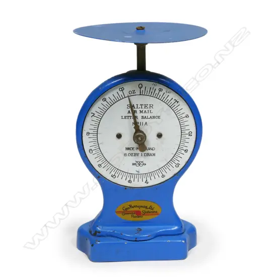 Blue Metal SALTER AIRMAIL LETTER BALANCE No.11A,
