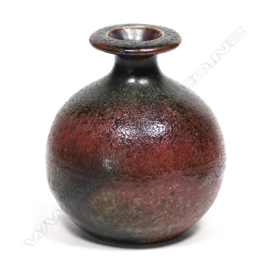 Graeme Storm stoneware spherical vase