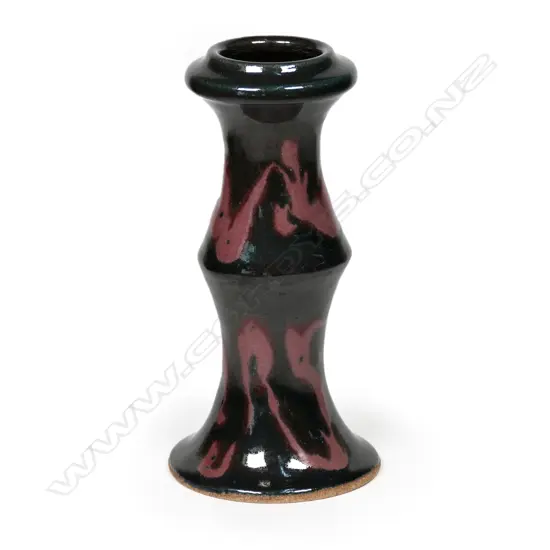 Graeme Storm stoneware candlestick