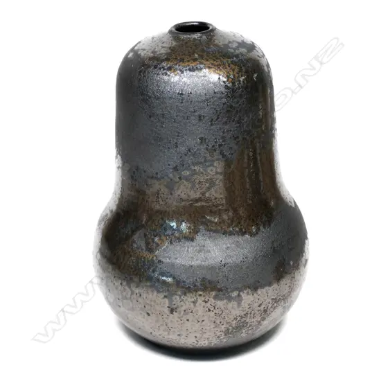 Graeme Storm stoneware melon form vase