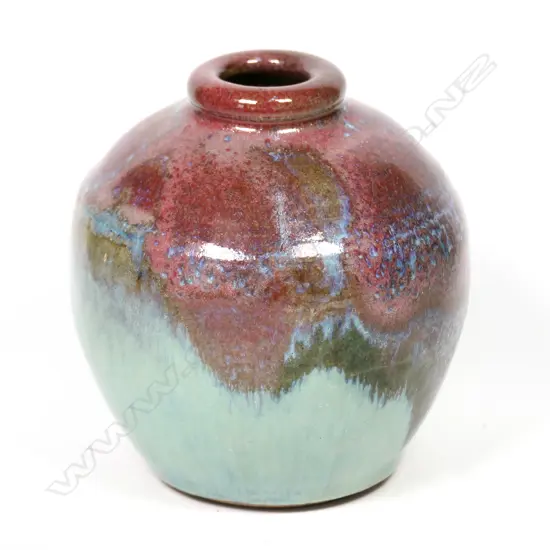 Graeme Storm stoneware spherical vase