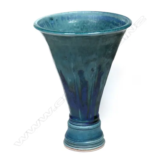 Graeme Storm porcelain trumpet vase
