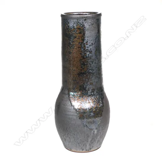 Graeme Storm tall stoneware vase