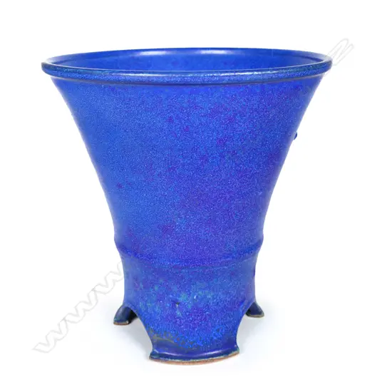 Graeme Storm stoneware trumpet vase