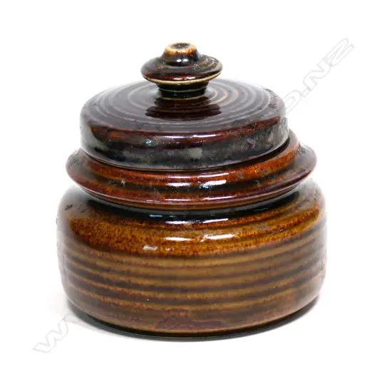 Arabia lidded pot