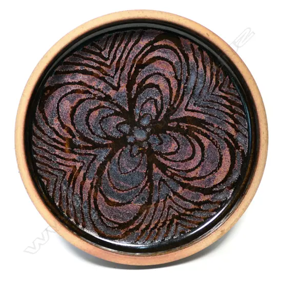 Graeme Storm stoneware circular dish