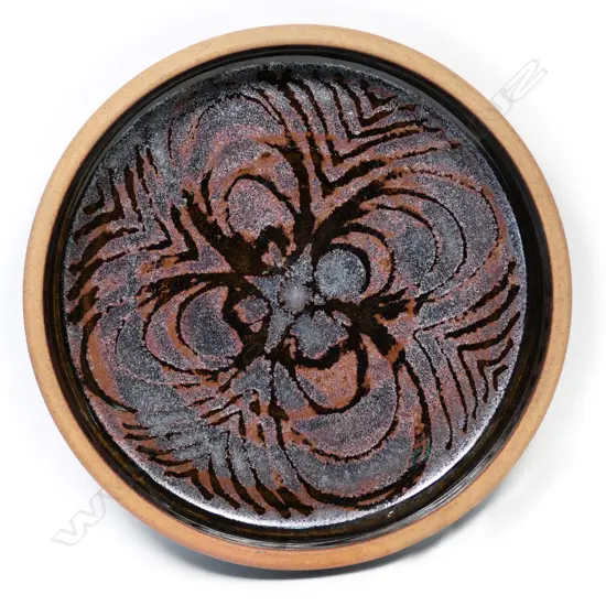 Graeme Storm stoneware circular dish