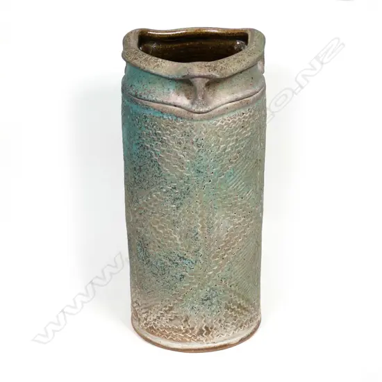 Graeme Storm stoneware cylinder vase