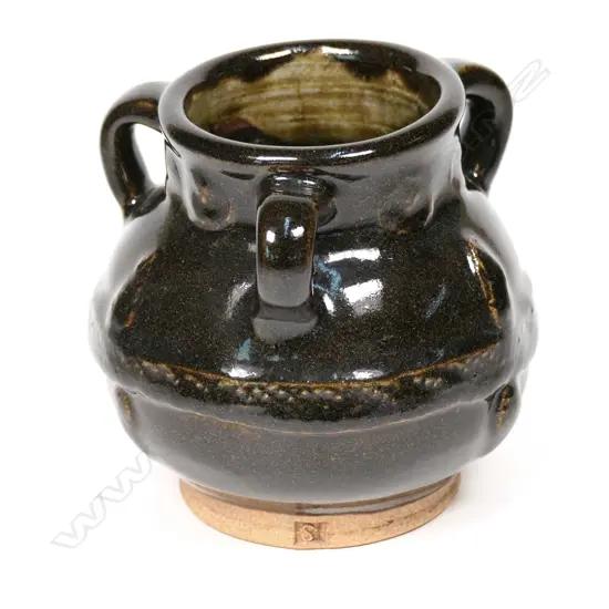 Graeme Storm stoneware spherical vase