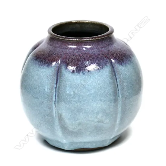 Graeme Storm stoneware spherical vase