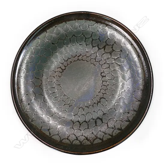 Graeme Storm stoneware large circular platter