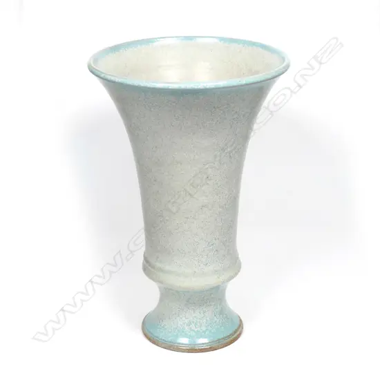 Graeme Storm stoneware trumpet vase