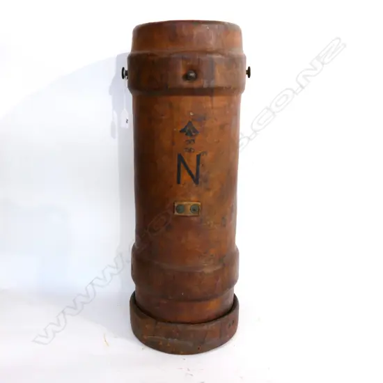 19thC LEATHER ARTILLERY BUCKET...