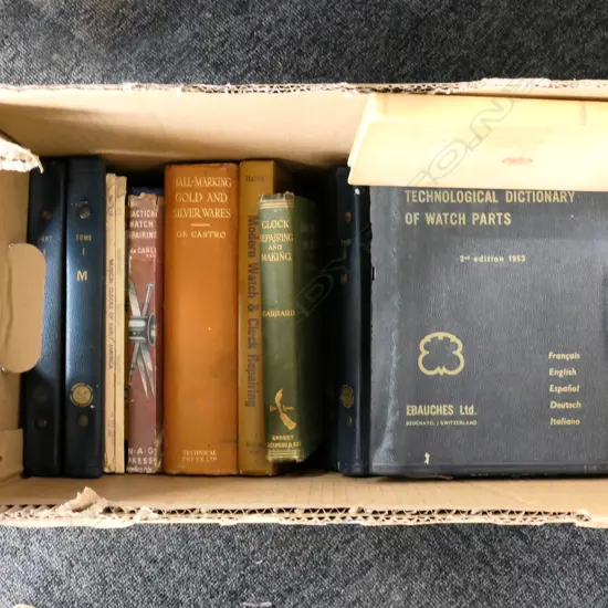 BOX ASST HOROLOGICAL BOOKS