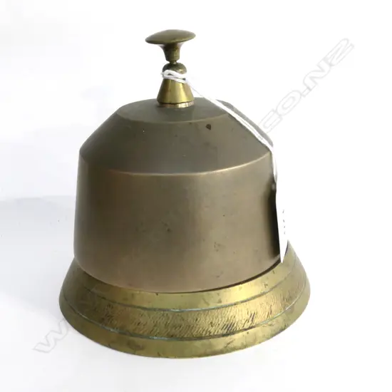 BRASS SHOP COUNTER BELL. H.130mm