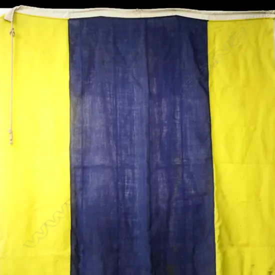 (M53) SHIPS SIGNALLING FLAG (YELLOW/BLUE) 1600 x 1000mm