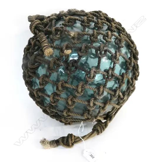 (M22) JAPANESE GLASS FISHING FLOAT. Dia.300mm