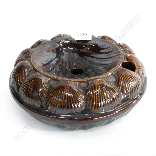 (P42) MURRAY & Co GLASGOW SALT GLAZED SPITOON. Dia.210mm