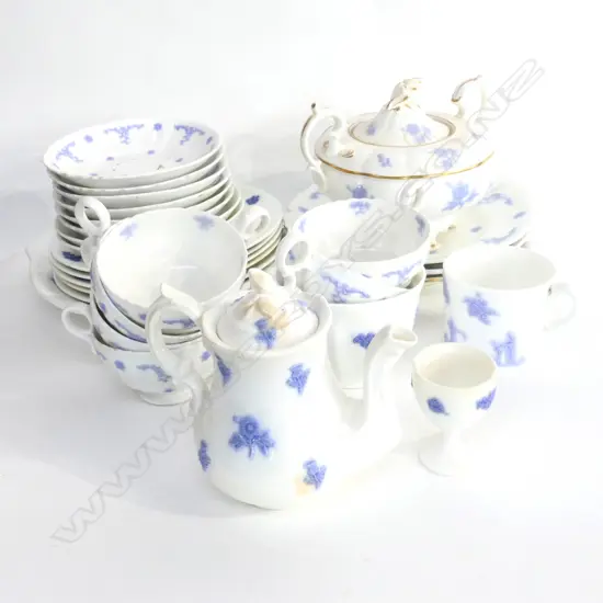 SEL OF 19tHC BLUE & WHITE (CHELSEA BLUE) CHINA
