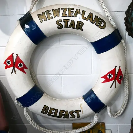 (M55) NEW ZEALAND STAR BELFAST LIFE PRESERVER